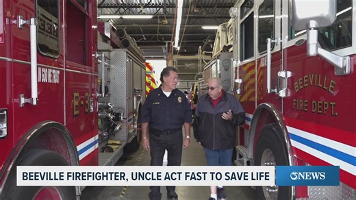 Beeville firefighter acts fast to save life
