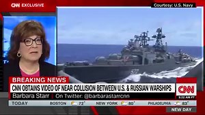 4M views · 448 reactions | New video obtained by CNN shows the near collision between US and Russian warships. The US Navy says the two ships came so close together that the US ship was forced to throw it in reverse and hit the gas. https://cnn.it/2WlgLa0 | CNN Replay | Facebook