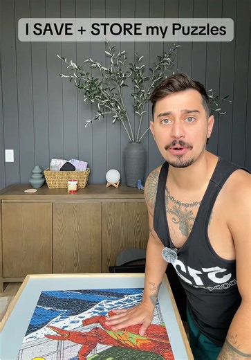 I’m on LIVE! Let me teach you how to preserve and store a puzzle using some things you have around the house and a @All4jigOfficial puzzle binder! Come Check It Out!!