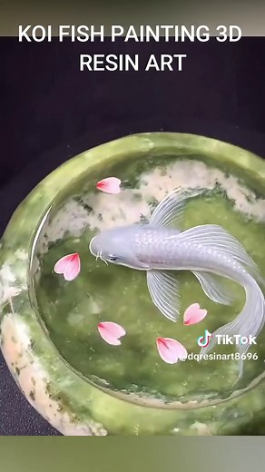 Step by Step 3D Resin Koi Fish Painting Tutorial