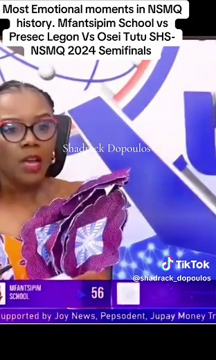 Emotional Highlights of NSMQ 2024 Semifinals