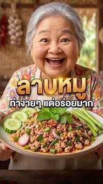แจกสูตรลาบหมู ทำง่าย แซ่บนัว สไตล์ยายคำ! | ทำอาหารไทยง่ายๆ 👩‍🍳🌶️