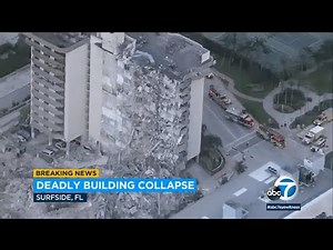 1 dead in collapse at Miami-area condo; 35 people pulled, 55 units destroyed | ABC7
