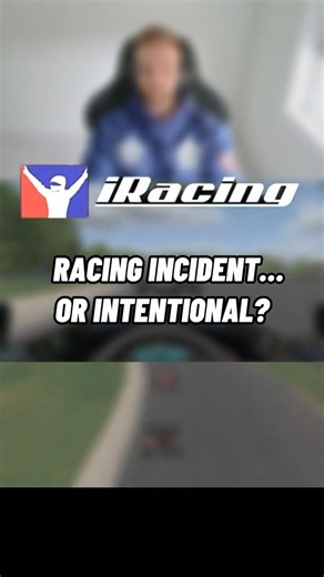 RACING INCIDENT… OR INTENTIONAL? 😳 #iracing