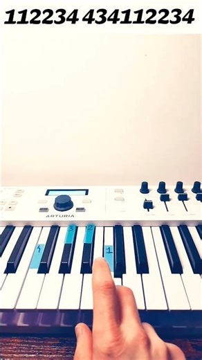 Joue Facilement Au Piano la musique des anges de la téléréalité #piano #music #shorts