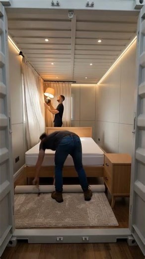 Abandoned Container → Luxury Dream Room in Minutes 🤯
