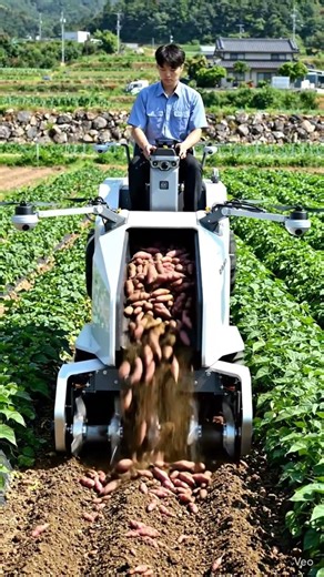 potato harvesting agriculture technology #shorts #agriculture