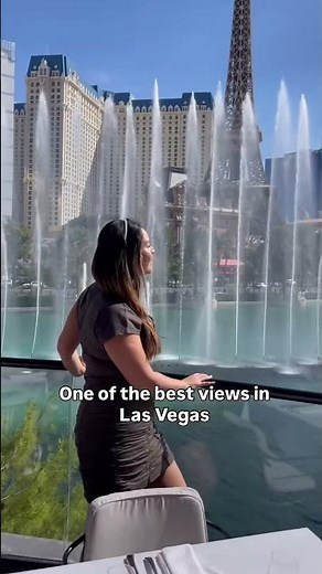 One of the best restaurants with a view in Las Vegas! This spago inside the Bellagio!