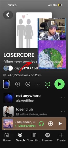 Me and the divas listening to ✨le loser✨ core✨ playlist✨ #losercore #playlist #burger #spotify #massive