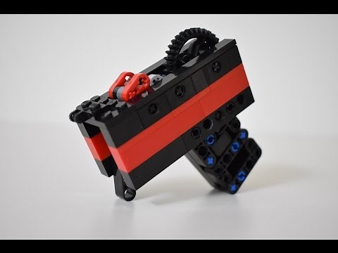 ✔ How to Make a Small Semi-Auto Lego Gun! + INSTRUCTIONS