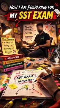 How I Am Preparing For My SST Board Exam 🔥🌸 #class10 #motivation #productive