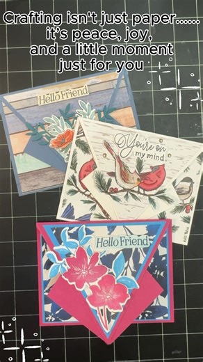 Enjoy these beautiful Arrow Fun Fold cards❤️ Have you seen our Youtube video on how to create this fun fold? | Creative Moments By G