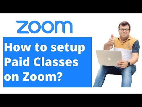 How to setup paid classes or webinars on Zoom?