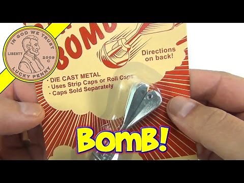 Classic Metal Cap Bomb Toy - Uses Strip Caps or Roll Caps, 2009 Schylling