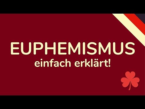 EUPHEMISMUS - schnell & einfach erklärt (rhetorische Mittel animiert) 🇩🇪