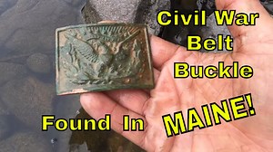 1.1M views · 783 shares | Please join Billy, Thoren, Lawrence, and myself as we metal detect some awsome sites in coastal Maine. In this tidal creek, we find many coins including some silver, lots of great brass relics, bottles and I even find an Ameican Civil War sword belt plate! | Aquachigger | Facebook