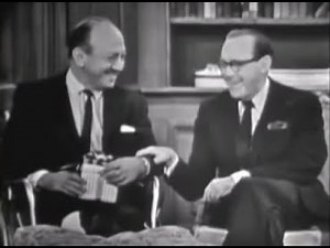 Jack Benny TV Show 1961-12-24 Christmas Party First Mel Blanc After Accident