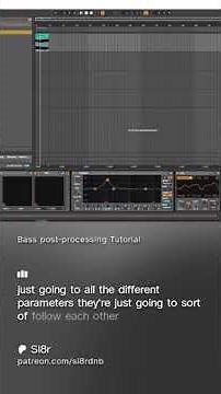 DnB Bass Post Processing Tutorial - Sl8r Patreon