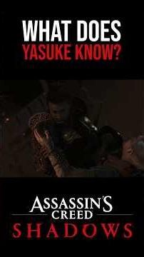 Yasuke recognises the Hidden Blade - Assassin's Creed Shadows #assassinscreed #gaming #shorts