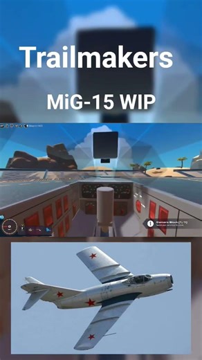 MiG-15 WIP #trailmakers #plane #mig15 #shorts #aviation