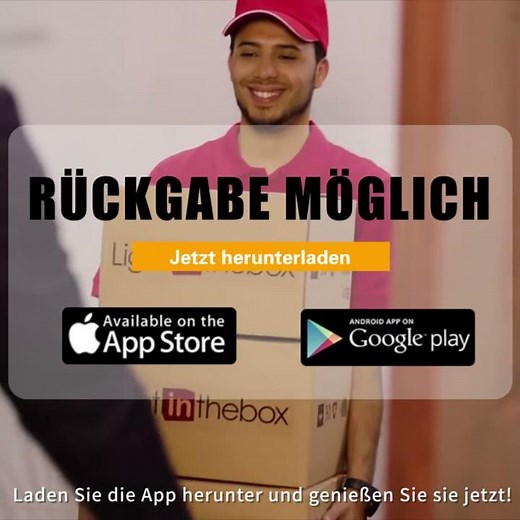 Bis zu 90% Rabatt! Laden Sie JETZT die Lightinthebox-App herunter! | Lightinthebox