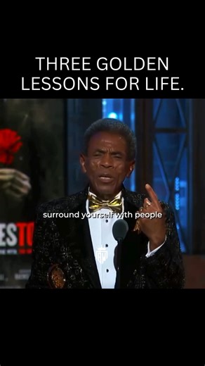 BILLIONAIRE WISDOM on Instagram: "Three Lessons for Life André De Shields shares three powerful truths to live by. First, surround yourself with people who light up when they see you. The right people will fuel your spirit and remind you of your worth. Second, understand that moving slowly is not failure, it’s progress. Sometimes the fastest way to reach your goal is to take steady, consistent steps. And third, remember that success is not the end. The top of one mountain is simply the bottom of