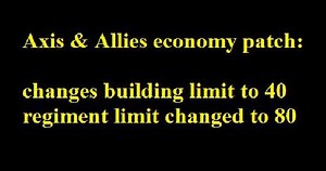 Economy Expansion Patch file - Axis & Allies
