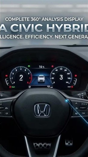 Honda Civic Hybrid 2027 First look revealed #carreview