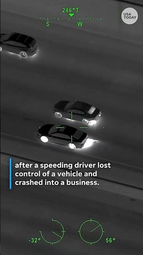 Police aerial shows speeding car before deadly Tampa crash