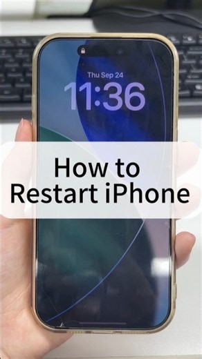 How to Restart iPhone without Unlocking #iphone #iphonetips #ios #aiseesoft