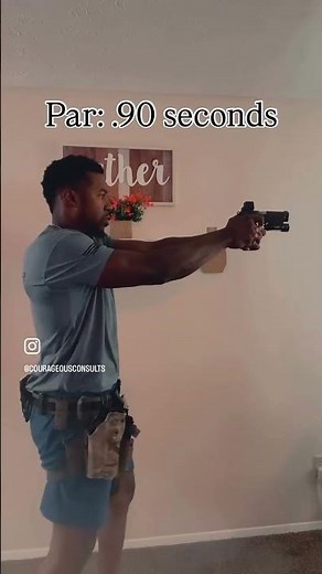 How to draw with a weapon light.