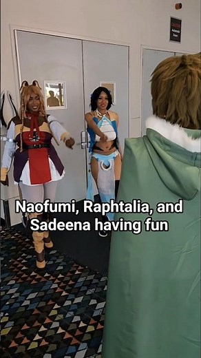 Naofumi, Raphtalia, and Sadeena dancing #anime #therisingoftheshieldhero