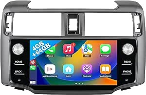 Car Radio Stereo Android 12 for Toyota 4runner 2010-2019 Head Unit 4G RAM 64G ROM with Wireless CarPlay Android Auto