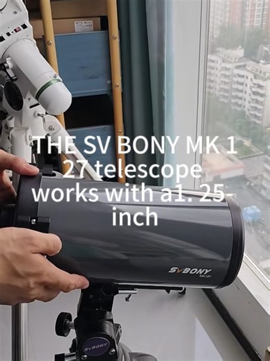 🔭 SVBONY MK127 Telescope User Guide! Let’s explore how to pair the SVBONY MK127 Telescope with various accessories for visual observation today! 📸✨ Visual Observation Setup: 1️⃣ Install the SCT to 1.25