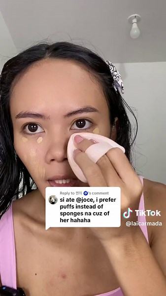 Replying to @켄의 🧿 sabay sabay tayong ma impluwensyahan ni @jocelynjx na gumamit ng makeup puff / foundation puff #makeupuff #puff #makeup