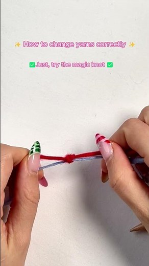 How to change skeins perfectly