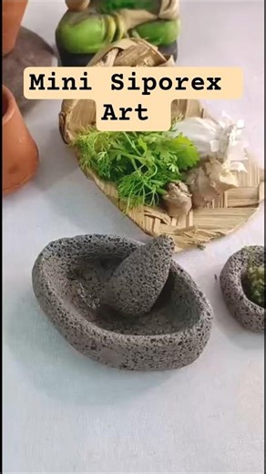 Mini Kitchen Decor DIY | Siporex Stone Art 🏡✨ #shorts #diy