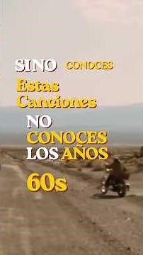 ¿Puedes reconocer estos éxitos de los 60? #musica #oldschool #60s
