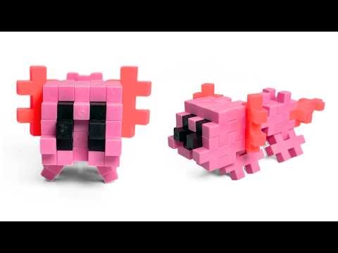 Cute Plus-Plus Axolotl Build Instructions