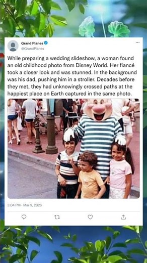 One Photo, Two Strangers — Years Before They Met#unbelievable #coincidence