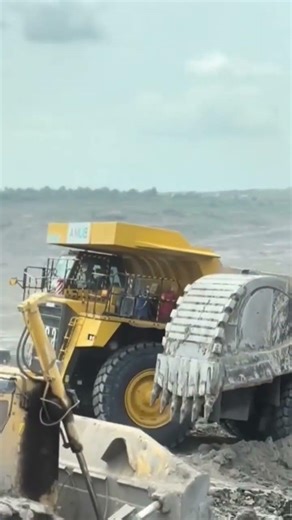 Heavy Machines at Work in Construction Site