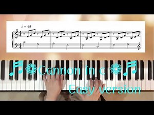 Cannon in C (Easy version) พร้อมโน้ตเพลง