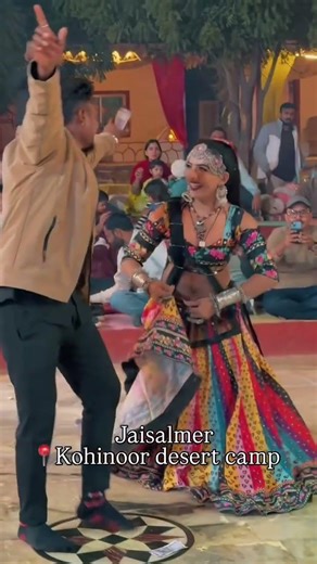 Jaisalmer Rajasthan Kohinoor desert camp dance video #youtubeshorts #dance #love