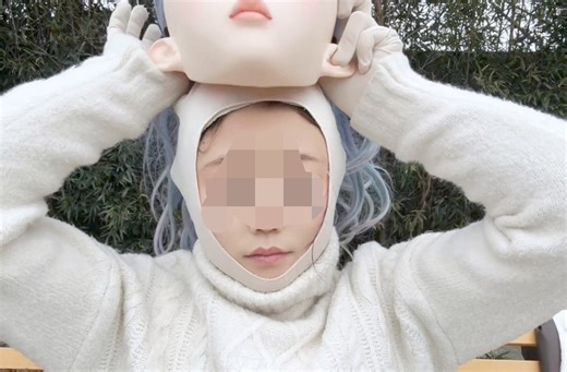 头壳戴时间长了，里面都是汽水kigurumi