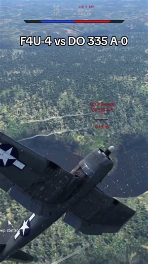 F4U-4 vs DO 335 A-0 #shorts #warthunder #warthundervideo ##warthunderaviation