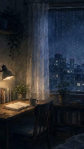 A Quiet Rainy Night | 1 Hour Ambient Music for Sleep, Relaxation & Focus｜静かな雨の夜