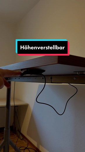 Höhenverstellbarer Schreibtisch von Ikea aufbauen