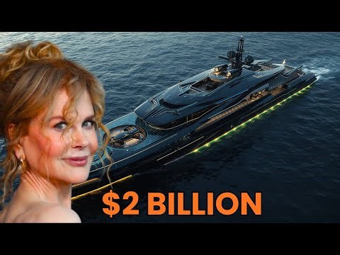Inside Nicole Kidman’s Secret $1 Billion Luxury Superyacht | Ultimate Mega Yacht Tour