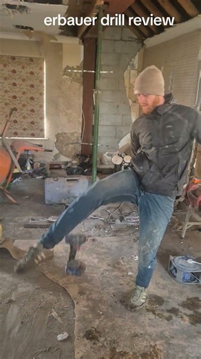 erbauer drill review #erbauer #review #funny #fyp #viral #building #construction