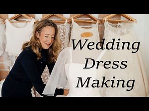 How to make a lace wedding dress - bespoke wedding dress inspiration - bridal gown sewing tutorial